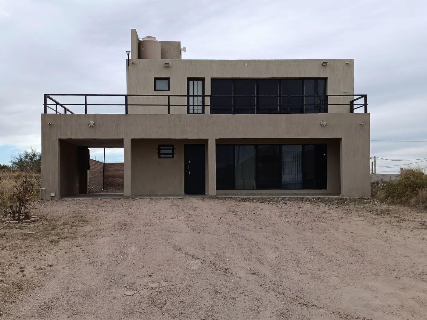 Vista exterior de la vivienda unifamiliar loft